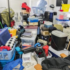 Hoarder Cleaning Rubbish Removal